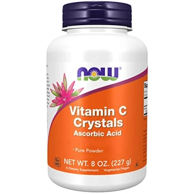 Image of Now Foods, Vitamin C Powder, L Ascorbic Acid, 227g Vegan Gluten Free, Vegetarian, Soy Non GMO