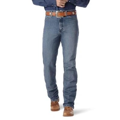 Image of Wrangler Men&#039;s Cowboy Cut Slim Fit Jean, Rough Stone, 32Wx34L