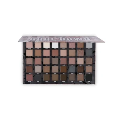 Image of W7 Cool Down Pressed Pigment Palette 40 High Impact Tone Colours Flawless Long Lasting Glam Makeup