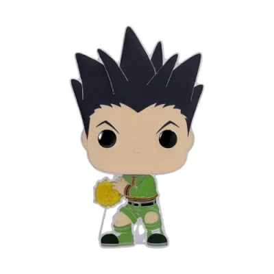 Image of Loungefly POP! Large Enamel Pin HUNTERxHUNTER: Gon Freecss Reecss Hunter X (HXH) Pins Cute Collectable Novelty Brooch for Backpacks &amp; Bags Gift Idea Anime Fans
