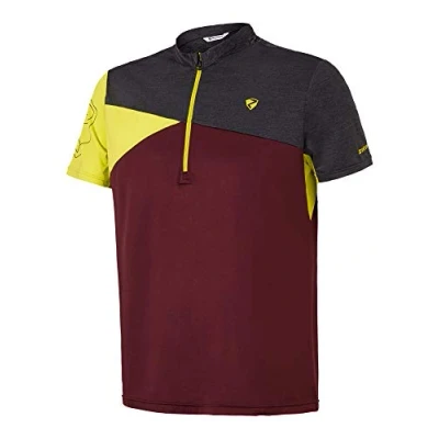 Image of Ziener Men&#039;s NIOWI Cycling Jersey Mountain Bike/Road Bike Breathable, Quick Drying, Elastic, Functional, Redwood, 56