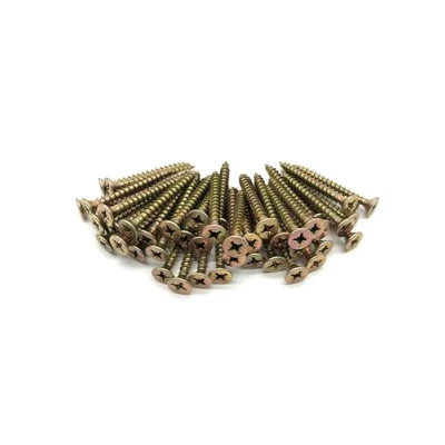 Image of 50 Pcs Wood Screws Double Countersunk General Purpose (5mm x 45mm)
