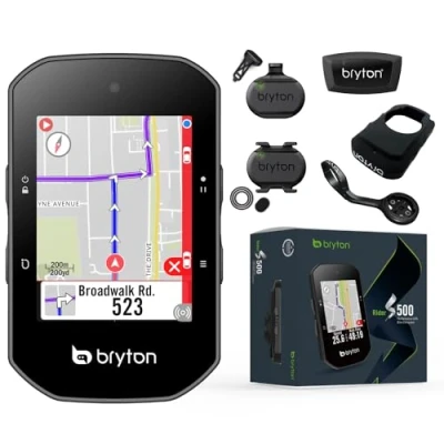 Image of Bryton Rider S500T GPS Cycle Computer Bundle