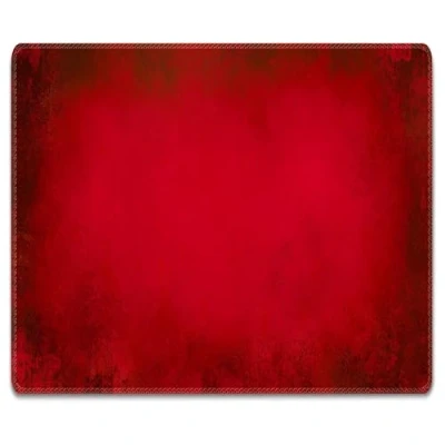 Image of Silent Monsters Mouse Mat Size M (360 x 250 mm), Pad Design: red, Stitched Edges, Mousemat for Office and Gaming, Mousepad Non Slip Rubber Base, Desk