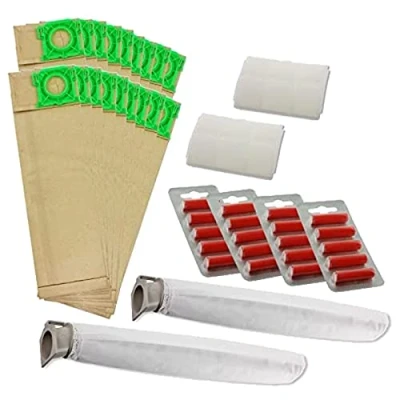 Image of SPARES2GO Vacuum Cleaner Service Kit Compatible With Sebo x Series Cleaners (Includes 20 Bags, 4 Filters &amp; Fresheners)
