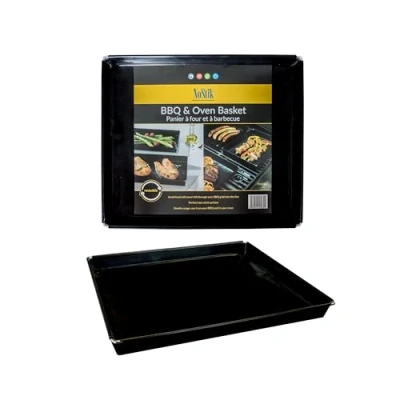 Image of NoStik IR6559 BBQ Tray: Perfect Non Stick Surface 3 Litre, Black