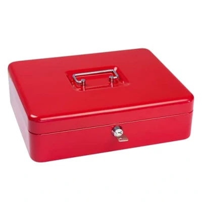 Image of Sax cash box B 30 x H 9 T 24 cm red