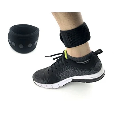 Image of CAREOR Adjustable Arm&amp;Ankle Running Band Wristband with Buckle and Mesh Pouch For Garmin &amp; ONE/Flex 2/ALTA/ALTA HR Fitness Tracker (Black 11 13&#039;&#039;)