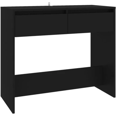 Image of vidaXL Console Table Black 89x41x76.5 cm Steel