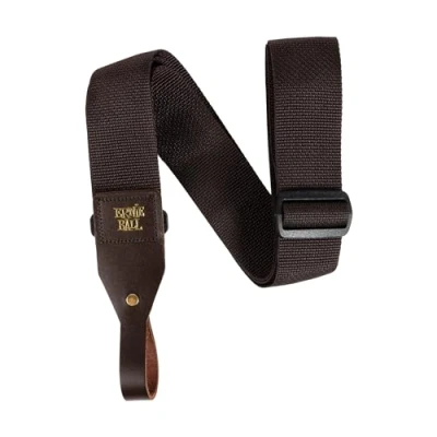 Image of Ernie Ball Polypro Acoustic Guitar Strap Brown