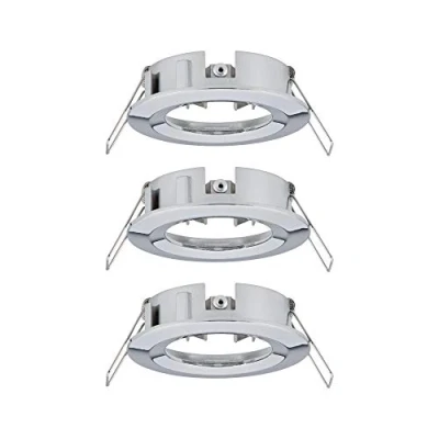 Image of Paulmann 92482 Choose luminaire spot Rigid max. 3x10 watt Ceiling Spotlight Chrome recessed lamp Aluminium
