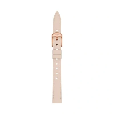 Image of Fossil LiteHide S121031 Women&#039;s Watch Strap 12 mm Nude Leather, nude, mm, Casual