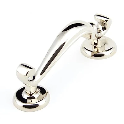 Image of From The Anvil Polished Nickel Doctors Door Knocker