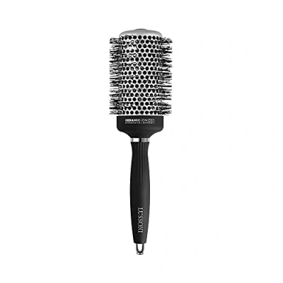 Image of TB TOOLS FOR BEAUTY LUSSONI Professional Antistatic Styling Brush with Ribbed Bristles, Black (53 mm)