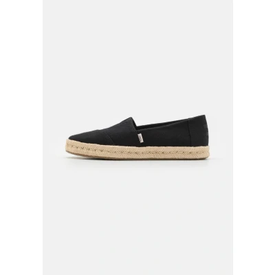 Image of TOMS Alpargata 2.0 Espadrilles, Women&#039;s, Size: 4, Black Textile