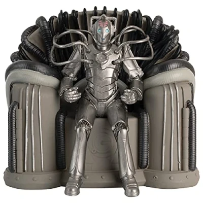 Image of Doctor Who Cyber Controller on Throne Figurine Collection by Eaglemoss Collections