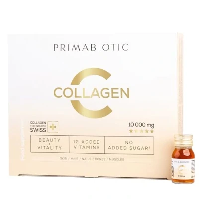 Image of Primabiotic Collagen Pack 30 Bottles ml High Content [10,000 mg] Hydrolysed 900 Absorption 95%
