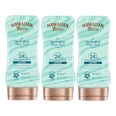 Image of HAWAIIAN tropic Air Soft Silk After Sun Hydration Lotion, 180 ml