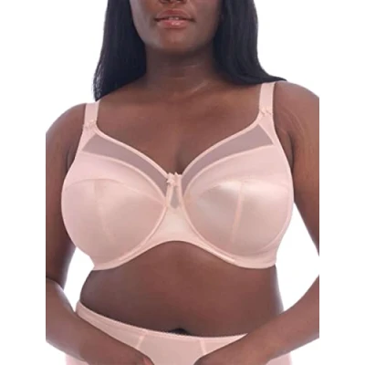 Image of GODDESS Women&#039;s Keira Underwire Banded Bra Full Coverage, Pearl Blush, 36HH