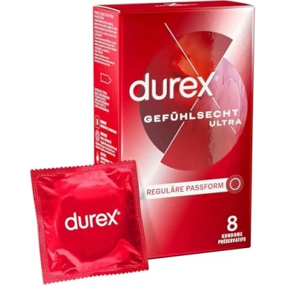Image of Durex Transparent Love Sex Feel Ultra Thin Latex Condom Pack of 10