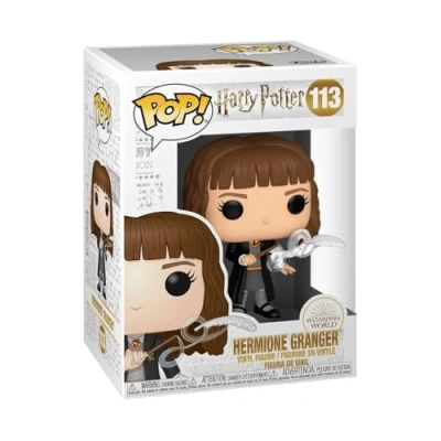 Image of Funko POP! Harry Potter Hermione Granger With Feather Collectable Vinyl Figure Gift Idea Official Merchandise Toys for Kids &amp; Adults Movies Fans Model Collectors and Display