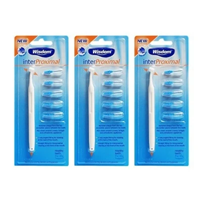 Image of Wisdom Interproximal Interdental Brush Teeth Orthodontic Braces Crown Clean (3) by
