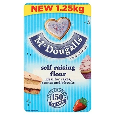 Image of McDougalls Self Raising Flour 1.25kg Pack of 6