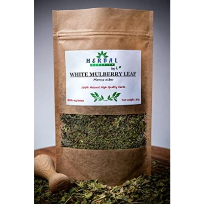 Image of White Mulberry Leaf Tea Dried Herb Diabetic Blood Sugar Control Morus alba Herbal Remedies by J. Morwa lisc 50g