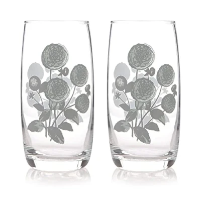 Image of Glass Boxed (300ml) Set of 2 RHS (Dahlia)
