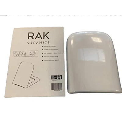 Image of RAK Ceramics RAKSEAT016 Metropolitan Soft Close Toilet Seat New Slimline Design