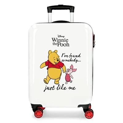 Image of Disney Winnie The Pooh Cabin Suitcase Multicolor 38x55x20cm Rigid ABS Combination Closure Side 34L 2kg 4 Double Wheels