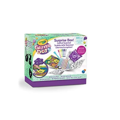 Image of Crayola Glitter Dots Box of Surprises, to Create and Decorate with Moldable Glitter, Creative Activity Gift Idea, 04 1088