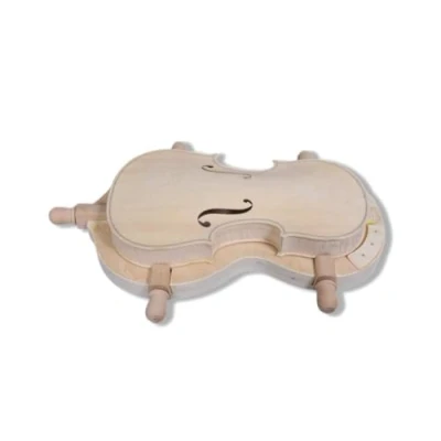 Image of Yinfente Violin Cradle Tool, Solid Wood Body Salver for Making, Carving, Repairing, Adjustable Size, 4/4 3/4