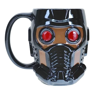 Image of Paladone Marvel Guardians of The Galaxy Starlord Ceramic Coffee Mug Officially Licensed Disney Merchandise Collectors Item Superhero Novelty Gifts Drinkware
