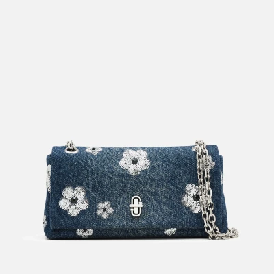 Image of Marc Jacobs The Sequin Daisy Dual Denim Wallet