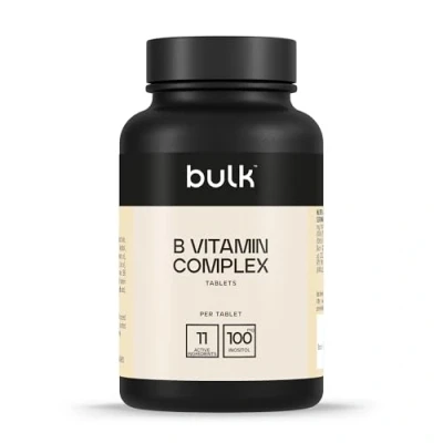 Image of Bulk B Vitamin Complex Tablets, Pack of 60, 60 Servings, Packaging May Vary