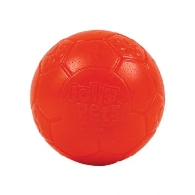Image of Jolly Pets Mini Soccer Ball; Floating Bouncing Dog Toy; 3&quot; Orange