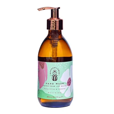 Image of Wanderflower Hand Wash 300ml With Essential Oils Reviving Eucalyptus &amp; Verbena