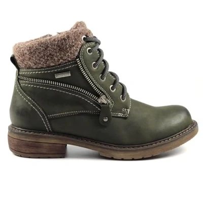 Image of Ladies Benson III Olive Waterproof Boot 7