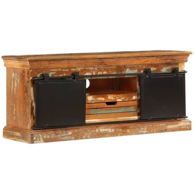Image of vidaXL TV Cabinet 110x30x45 cm Solid Reclaimed Wood