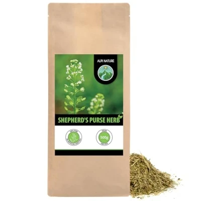 Image of Shepherd&#039;s Purse Infusion, Tea, Cut, Gently Dried, 100% Pure and Natural (500 GR (1.1lb))