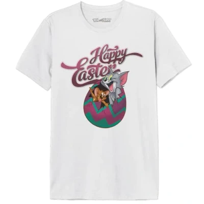 Image of Tom&amp;Jerry Men&#039;s Metomjets010 T Shirt, White, L