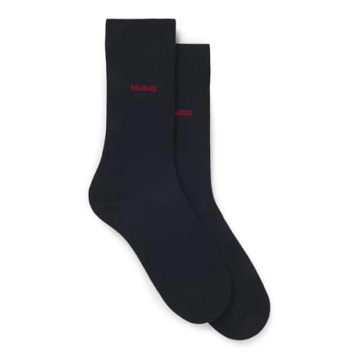 Image of HUGO 2P RS UNI CC Socks, Men&#039;s, Size: 5.5 8, Dark blue