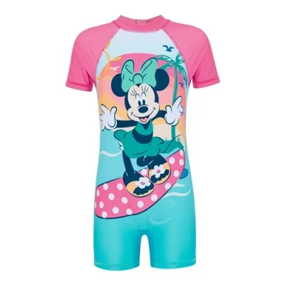 Image of Minnie Mouse Girls Swimsuit Surf 2 3 Years Multicoloured