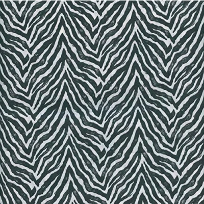 Image of Textiles français zebra fabric black and white 100% Cotton Print 160 cm (63 inches) wide Per half metre length increment*