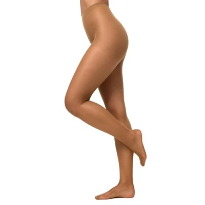Image of Nur Die Women&#039;s 3er Seidenfein Strumpfhose, 726969 Tights, 15 DEN, Maroon (Bronze 213), S