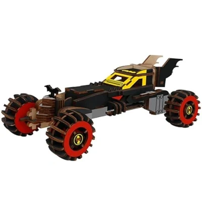 Image of 3D Wooden Puzzle,Car Model,3D Puzzle for Kids,3D Chariot Model,Wooden Kids and Adults,Puzzle Education Toys (B)