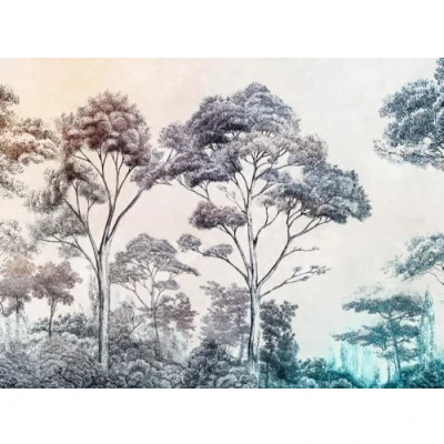 Image of Stories of Life Mural Eucalyptus Trees 399021