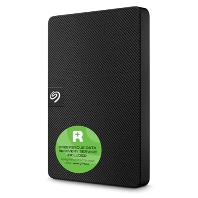 Image of Seagate Expansion Portable, 2TB, External Hard Drive, 2.5 Inch, USB 3.0, for Mac and PC, 2 year Rescue Services (STKM2000400)