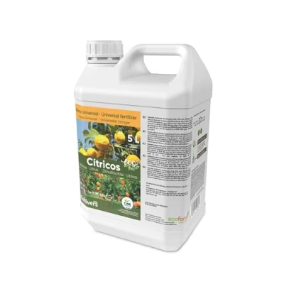 Image of CULTIVERS Organic Citrus Fertilizer, 5 L. Liquid Fertilizer: Greener Leaves and Increases Fruit Size. 100% Natural Fertilizer